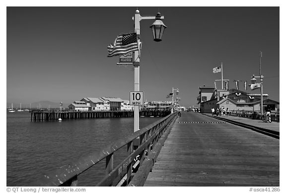 Stearns Wharf. Santa Barbara, California, USA