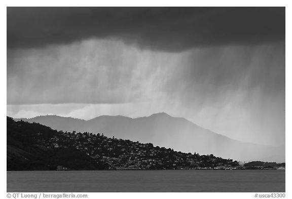 Storm clouds across the San Francisco Bay. California, USA