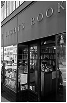 City Light Bookstore, North Beach. San Francisco, California, USA (black and white)