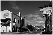 Old town main street, Yreka. California, USA ( black and white)