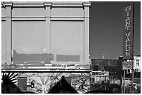 Building and sign, Mission District. San Francisco, California, USA ( black and white)