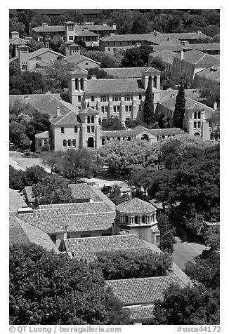 Campus seen from above. Stanford University, California, USA