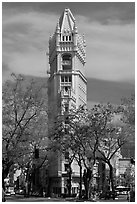 Cathedral building 1615 Broadway. Oakland, California, USA ( black and white)