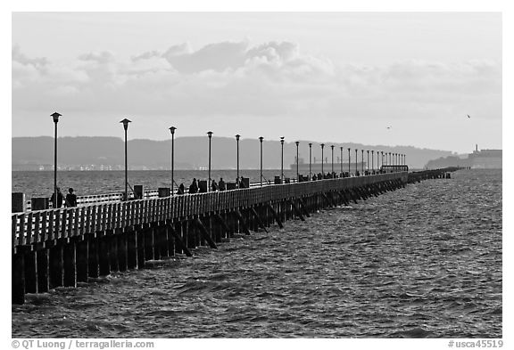 Berkeley Pier at sunset. Berkeley, California, USA