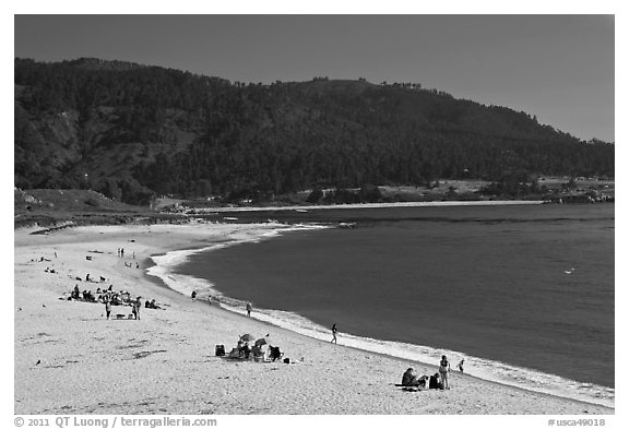 Carmel River Beach and Carmel Bay. Carmel-by-the-Sea, California, USA