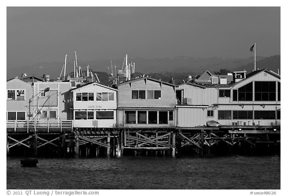 Fishermans wharf pier. Monterey, California, USA