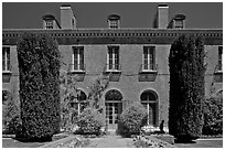 Filoli House. Woodside,  California, USA (black and white)