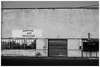 Paint Shop, Shipyard No 3, World War II Home Front National Historical Park. Richmond, California, USA (black and white)