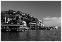 Belvedere Cove, Tiburon. California, USA ( black and white)