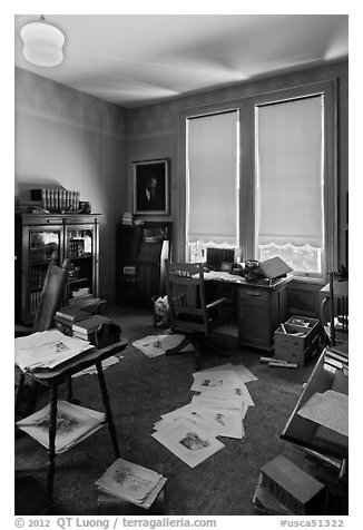 Desk of John Muir, John Muir National Historic Site. Martinez, California, USA