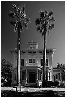 John Muir Home, John Muir National Historic Site. Martinez, California, USA (black and white)