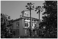 Muir Home, John Muir National Historic Site. Martinez, California, USA (black and white)