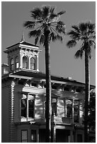 Muir family home, John Muir National Historic Site. Martinez, California, USA (black and white)