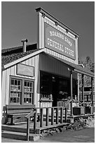 Roaring Camp general store, Felton. California, USA ( black and white)