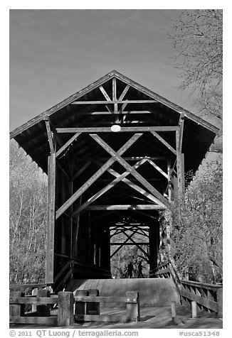 Felton Covered Bridge, tallest in America. California, USA