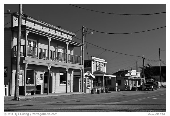 Storefronts, Moss Landing. California, USA