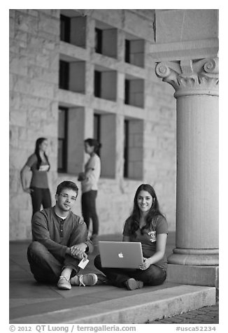 Stanford students. Stanford University, California, USA