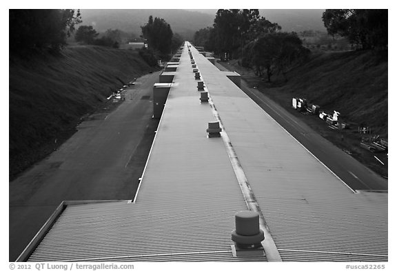 Stanford Linear Accelerator Center. Stanford University, California, USA (black and white)