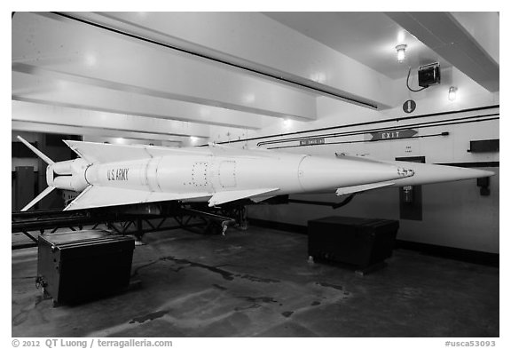 Underground storage area, Nike missile site. California, USA