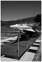 Nike missile firing battery. California, USA (black and white)