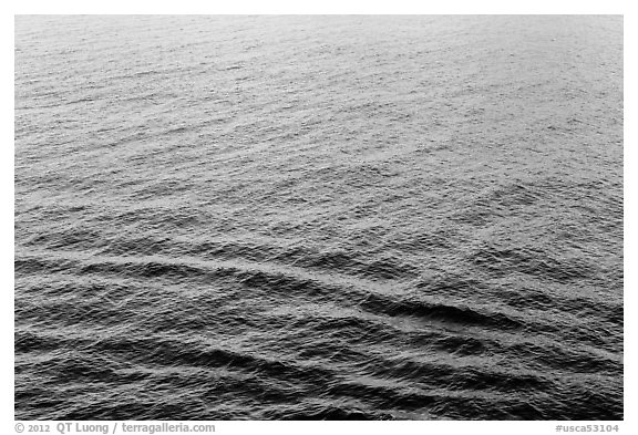 Ocean water with reflections, Catalina. California, USA