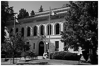 El Dorado County courthouse, Placerville. California, USA ( black and white)