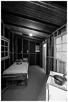 Reconstitution of Cesar Chavez room, Cesar Chavez National Monument, Keene. California, USA ( black and white)