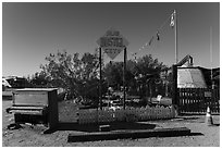 Hostel, Slab City. Nyland, California, USA ( black and white)