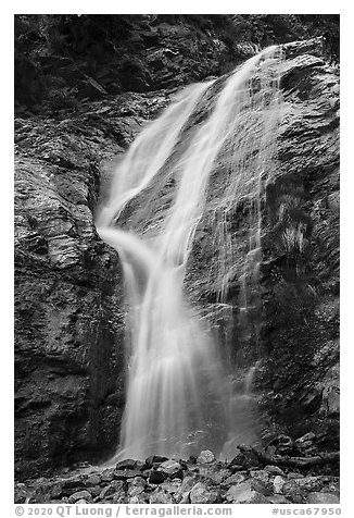 San Antonio Falls lower tier. San Gabriel Mountains National Monument, California, USA