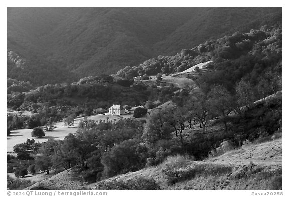 Shannon Valley and manor, Santa Rosa Open Space. San Jose, California, USA