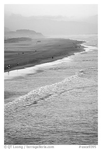 Ocean Beach at sunset. San Francisco, California, USA