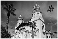 Hearst Castle. California, USA ( black and white)