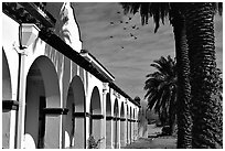 Train station, Kelso. Mojave National Preserve, California, USA ( black and white)