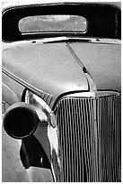 Rusted car, Ghost Town, Bodie State Park. California, USA ( black and white)