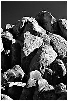 Boulders in Alabama Hills. California, USA ( black and white)