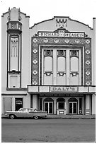 Former Loew State Theatre that became Daleys Department Store, Eureka. California, USA ( black and white)