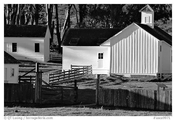 Historic Farmhouse. Point Reyes National Seashore, California, USA