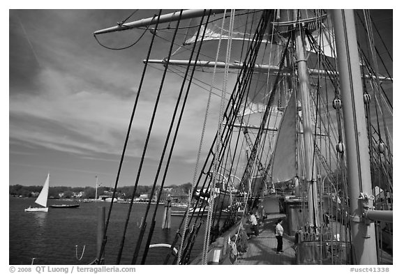 Aboard the Charles Morgan ship. Mystic, Connecticut, USA