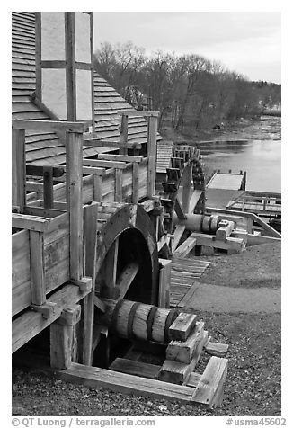 Forge building and river, Saugus Iron Works National Historic Site. Massachussets, USA