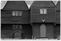 Iron Works House, Saugus Iron Works National Historic Site. Massachussets, USA (black and white)