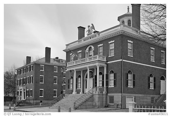 Custom House, 1819, Salem Maritime National Historic Site. Salem, Massachussets, USA