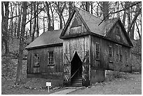 Concord School of Philosophy, Concord. Massachussets, USA (black and white)