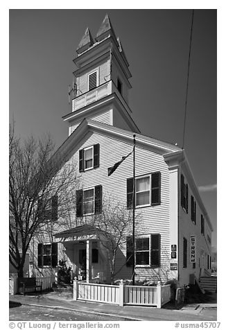 Former schoolhouse, Provincetown. Cape Cod, Massachussets, USA