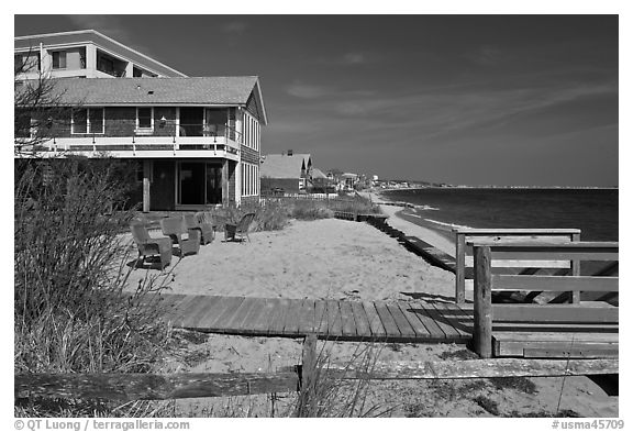 Beach houses, Provincetown. Cape Cod, Massachussets, USA