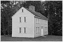 Job Brooks House, Minute Man National Historical Park. Massachussets, USA ( black and white)