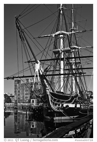 USS Constitution, Boston Historical Park. Boston, Massachussets, USA