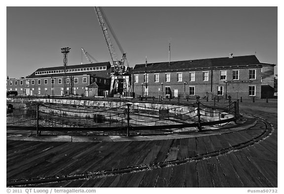 Charleston Navy Yard. Boston, Massachussets, USA