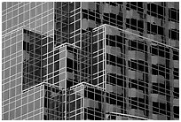 Modern architecture. Boston, Massachussetts, USA ( black and white)