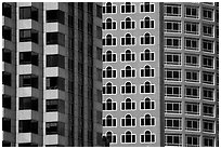Modern architecture. Boston, Massachussetts, USA ( black and white)