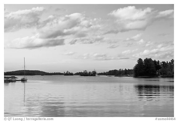 Moosehead Lake, sunset, Greenville. Maine, USA